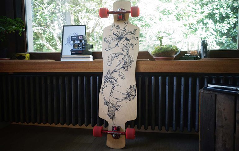 Custom longboard